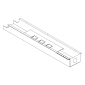 Single sided Horizontal Cable Manager 08